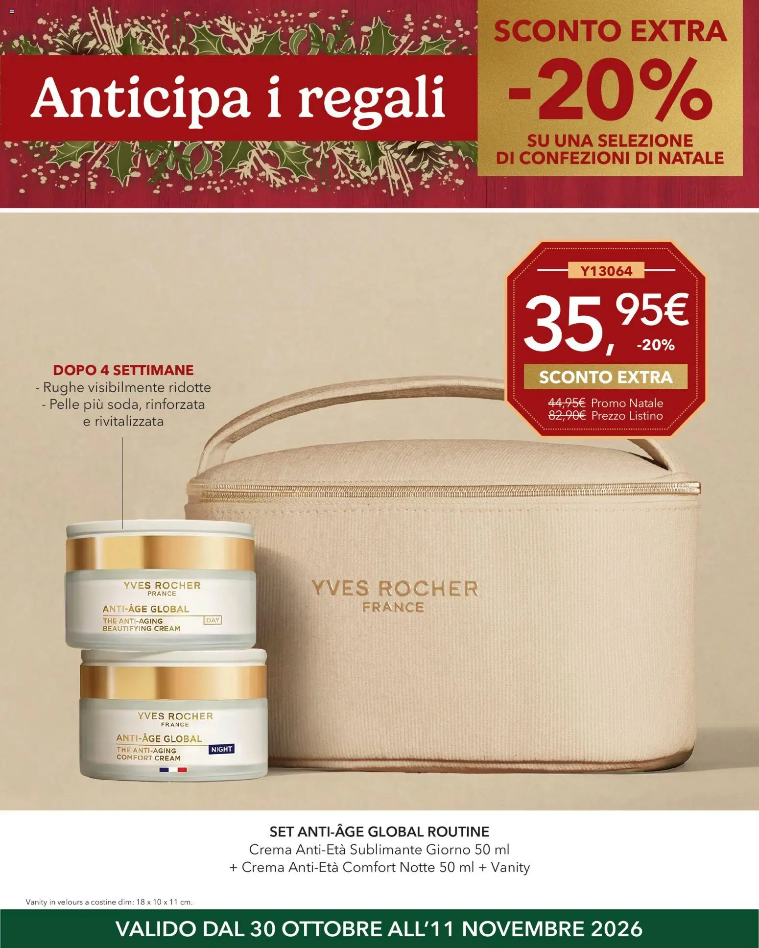 Anteprima dell'opuscolo Yves Rocher catalogo Anticipa I Regali dal negozio Yves Rocher valido da 30/10/2026 - Crema, The