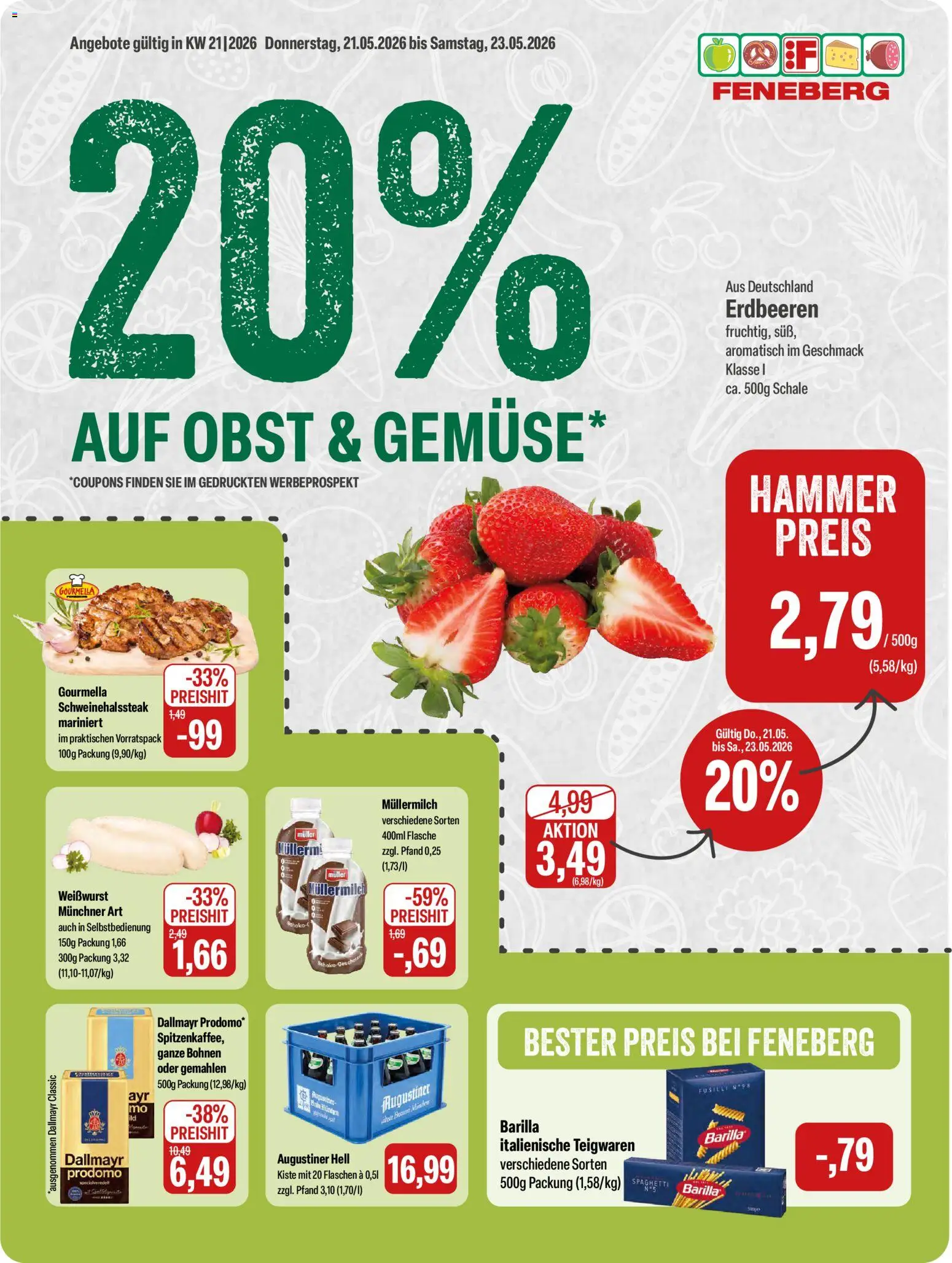 Vorschau von dem Prospekt des Geschäftes Feneberg, gültig ab dem 21.05.2026
