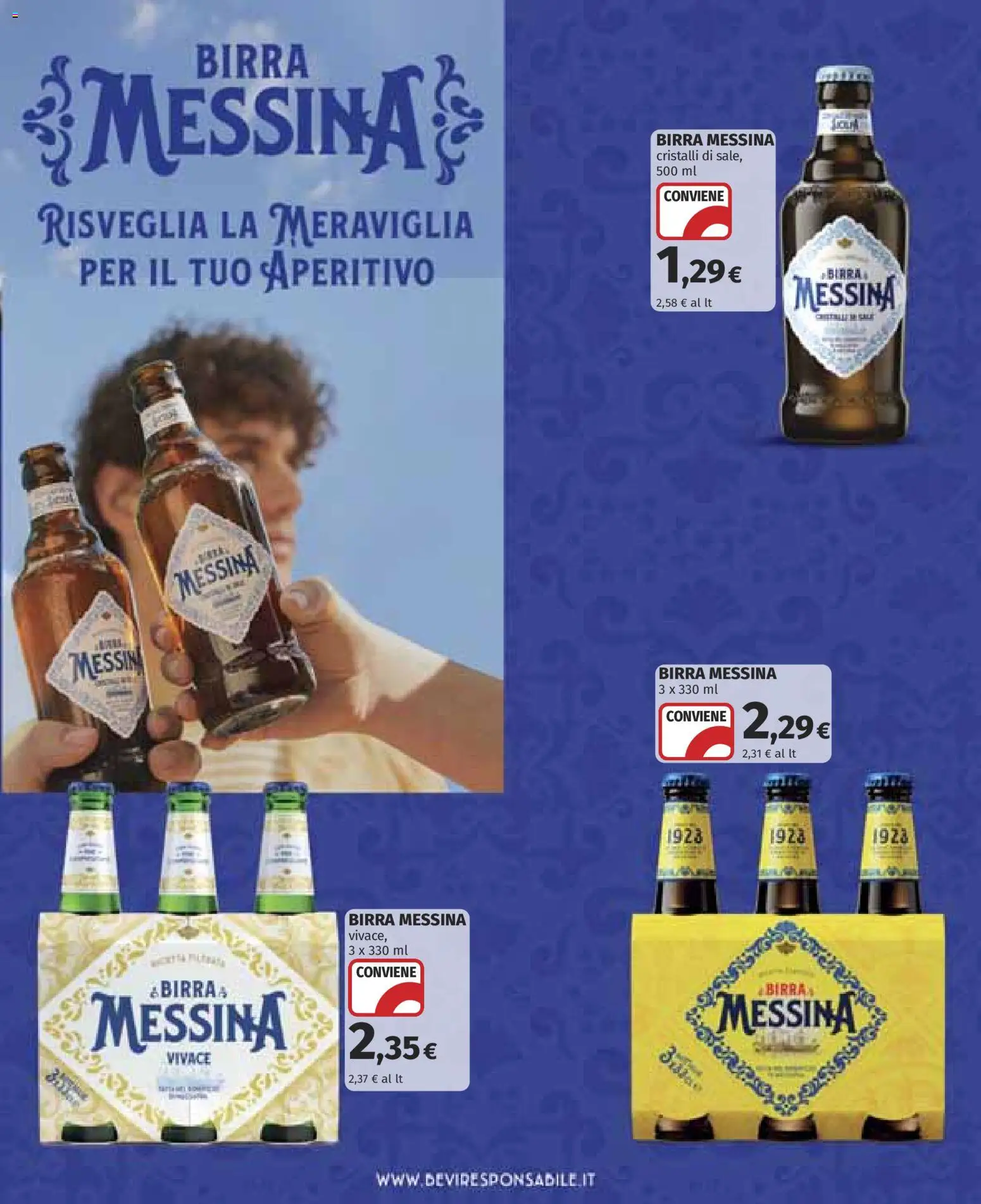 Anteprima dell'opuscolo COOP volantino dal negozio COOP valido da 29/10/2026 - Aperitivo, Birra, Birra messina