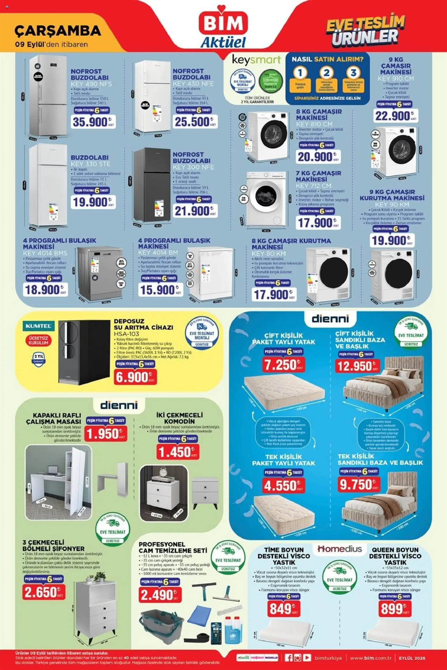 BİM BİM - Katalog Çarşamba 09.09.2026 - Broşürünün önizlemesi