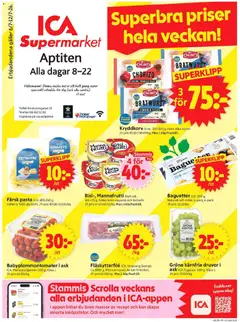 Förhandsgranska reklamblad ICA Supermarket erbjudanden från butik ICA Supermarket gäller från 06/07/2026