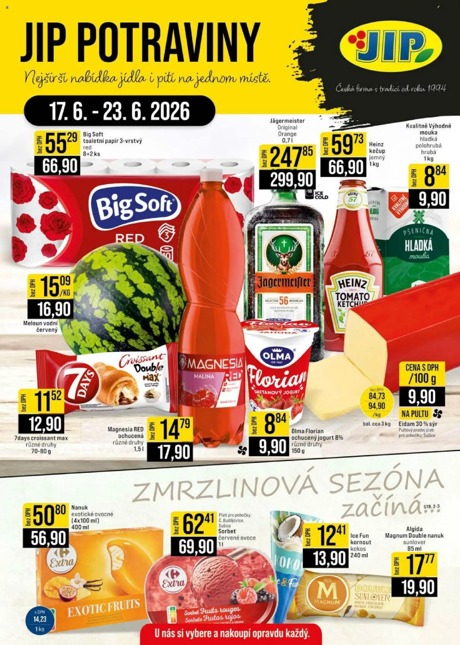 Náhled nabídky: Jip Jip leták - Cash & Carry platný od 17.06.2026