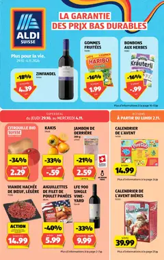 Vorschau des Merkblatts Aldi aktionen FR vom Shop Aldi gültig von 29.10.2026 bis 04.11.2026