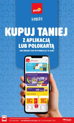 Pogląd gazetki "POLOmarket gazetka - Kupuj taniej" ze sklepu POLOmarket ważnej od 05.08.2026