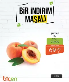 Biçen Market Biçen Market - Bir İndirim MaSalı - meyve 08.09.2026 - Broşürünün önizlemesi