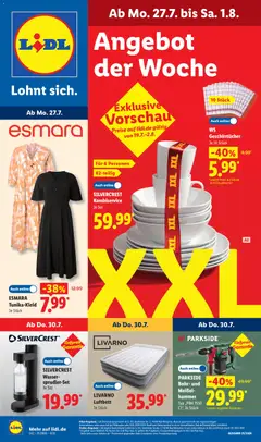 Vorschau von dem Prospekt des Geschäftes Lidl, gültig ab dem 27.07.2026