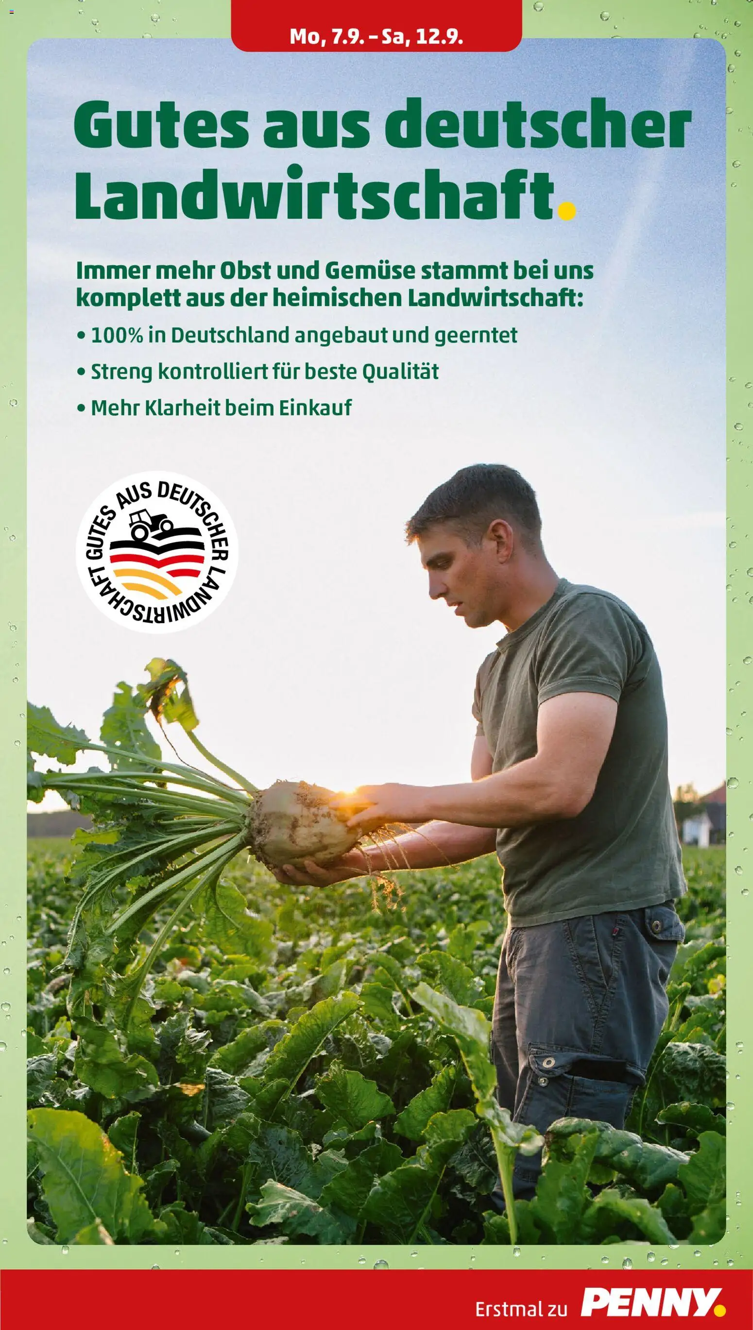 Vorschau von dem Prospekt des Geschäftes Penny, gültig ab dem 07.09.2026 - Gemüse, Obst