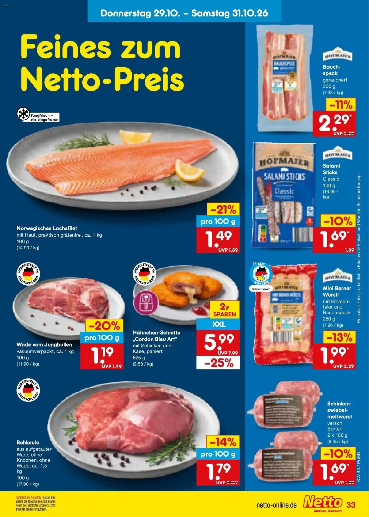 Vorschau von dem Prospekt des Geschäftes Netto Marken-Discount, gültig ab dem 26.10.2026