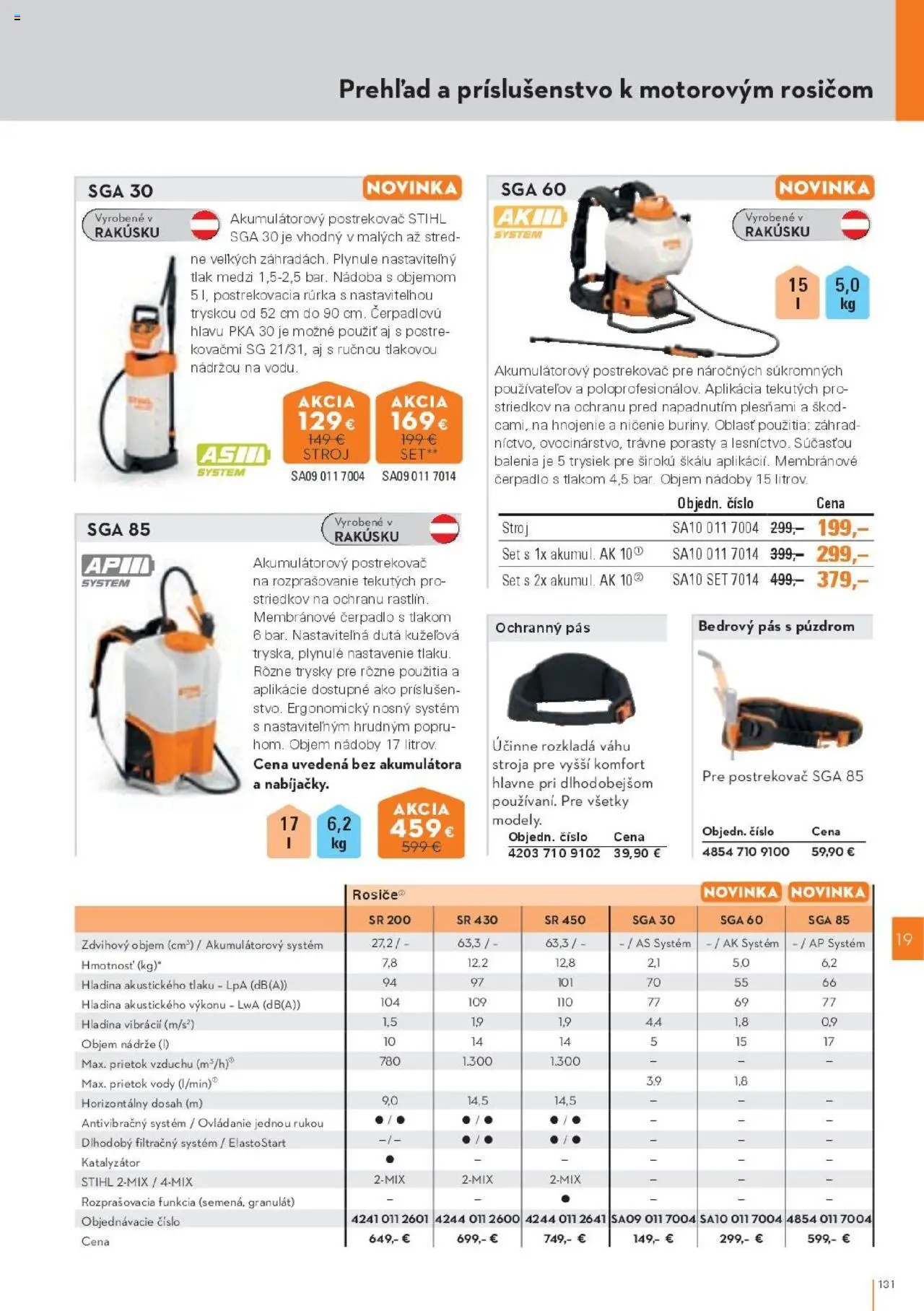 Náhľad STIHL letáku platného od 29.09.2025 - Čerpadlo, Pás