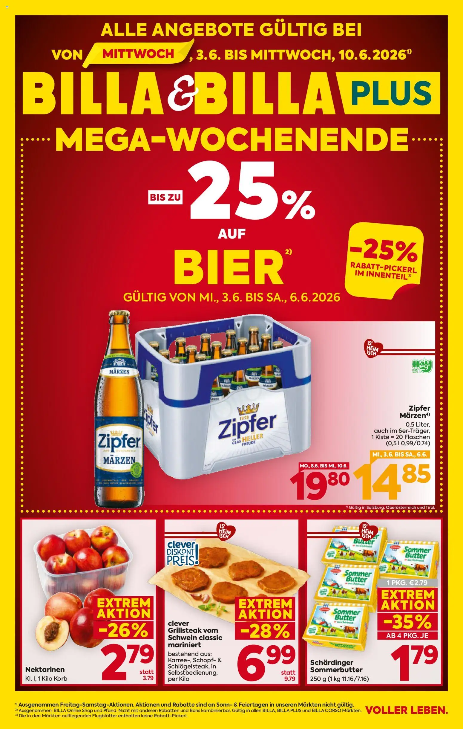 Vorschau der Angebote: Billa Billa - Tirol gültig ab 03.06.2026