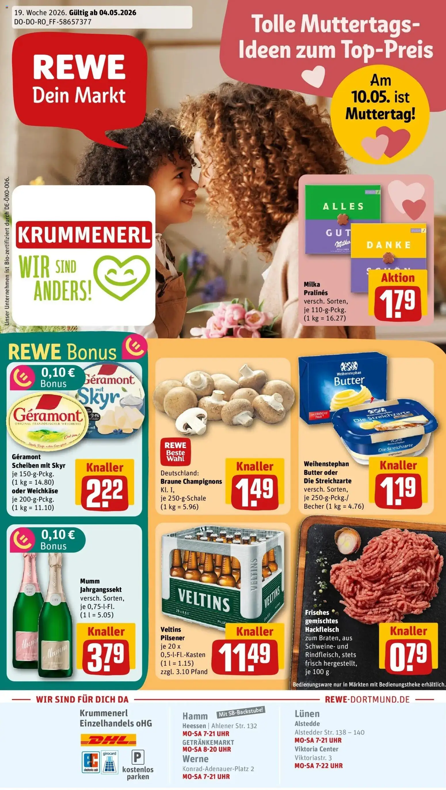 Vorschau von dem Prospekt des Geschäftes Rewe, gültig ab dem 04.05.2026