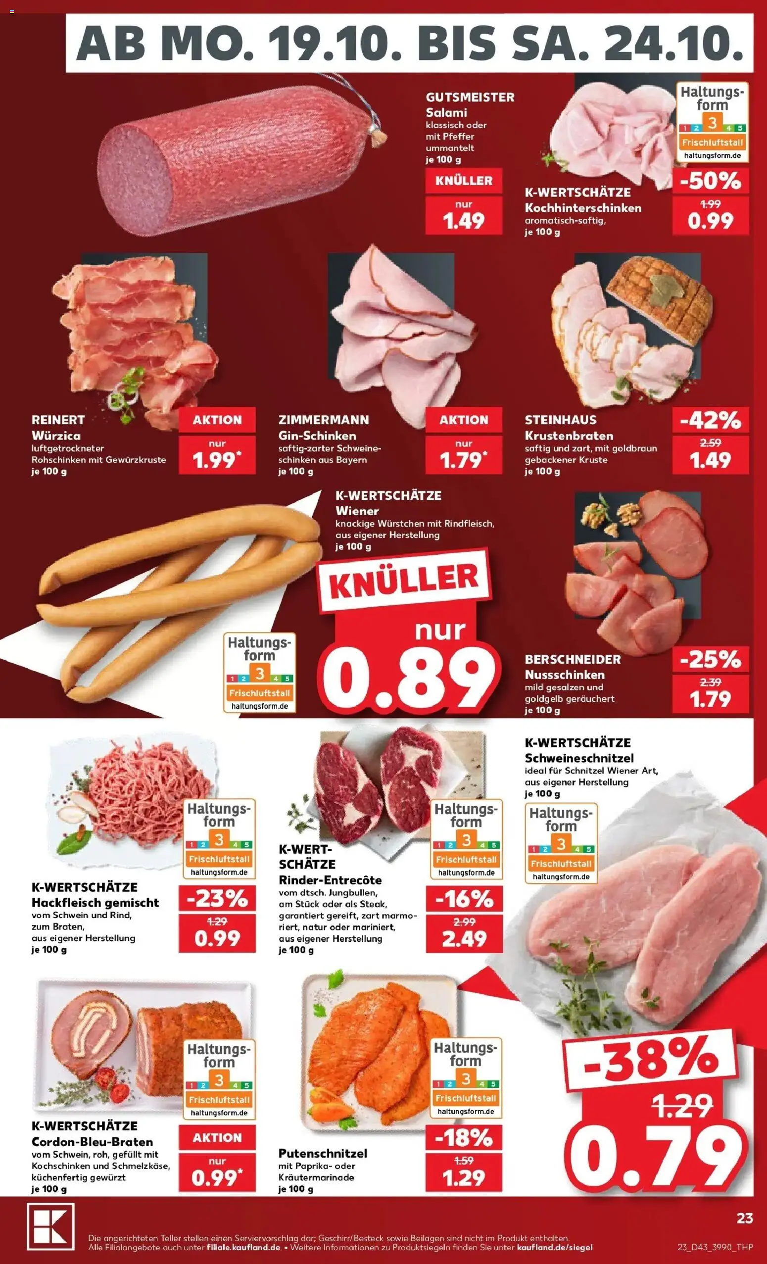 Vorschau von dem Prospekt des Geschäftes Kaufland, gültig ab dem 19.10.2026