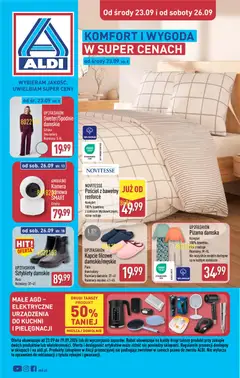 Pogląd gazetki "Aldi gazetka - Hity od Środy i od Soboty" ze sklepu Aldi ważnej od 23.09.2026