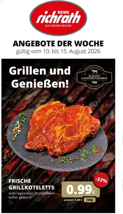 Vorschau von dem Prospekt des Geschäftes Rewe, gültig ab dem 10.08.2026