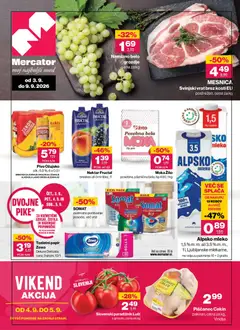 Predogled kataloga iz trgovine Mercator veljaven od 03.09.2026