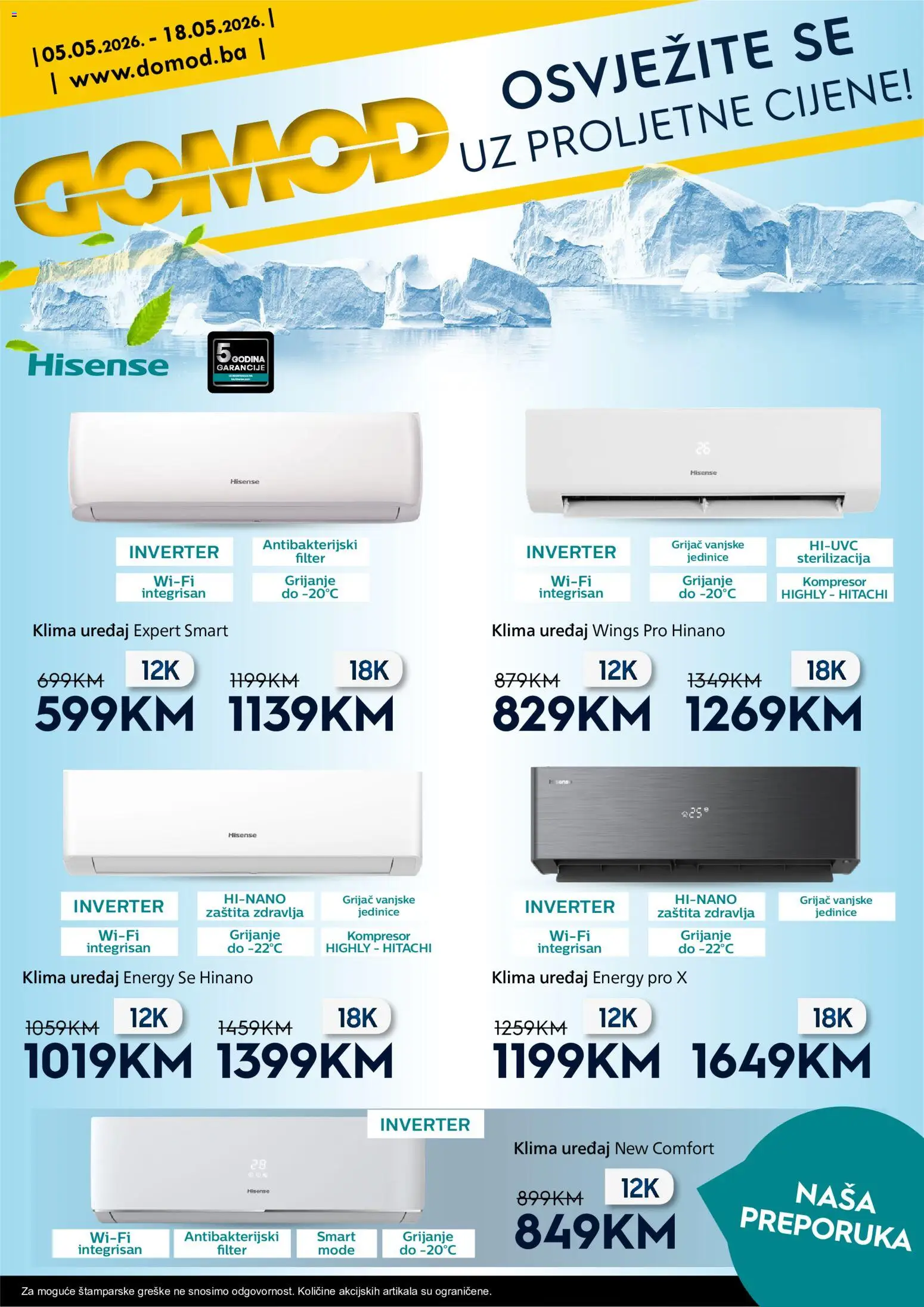 Pregled letka Domod Katalog trgovine Domod vrijedi od 05.05.2026