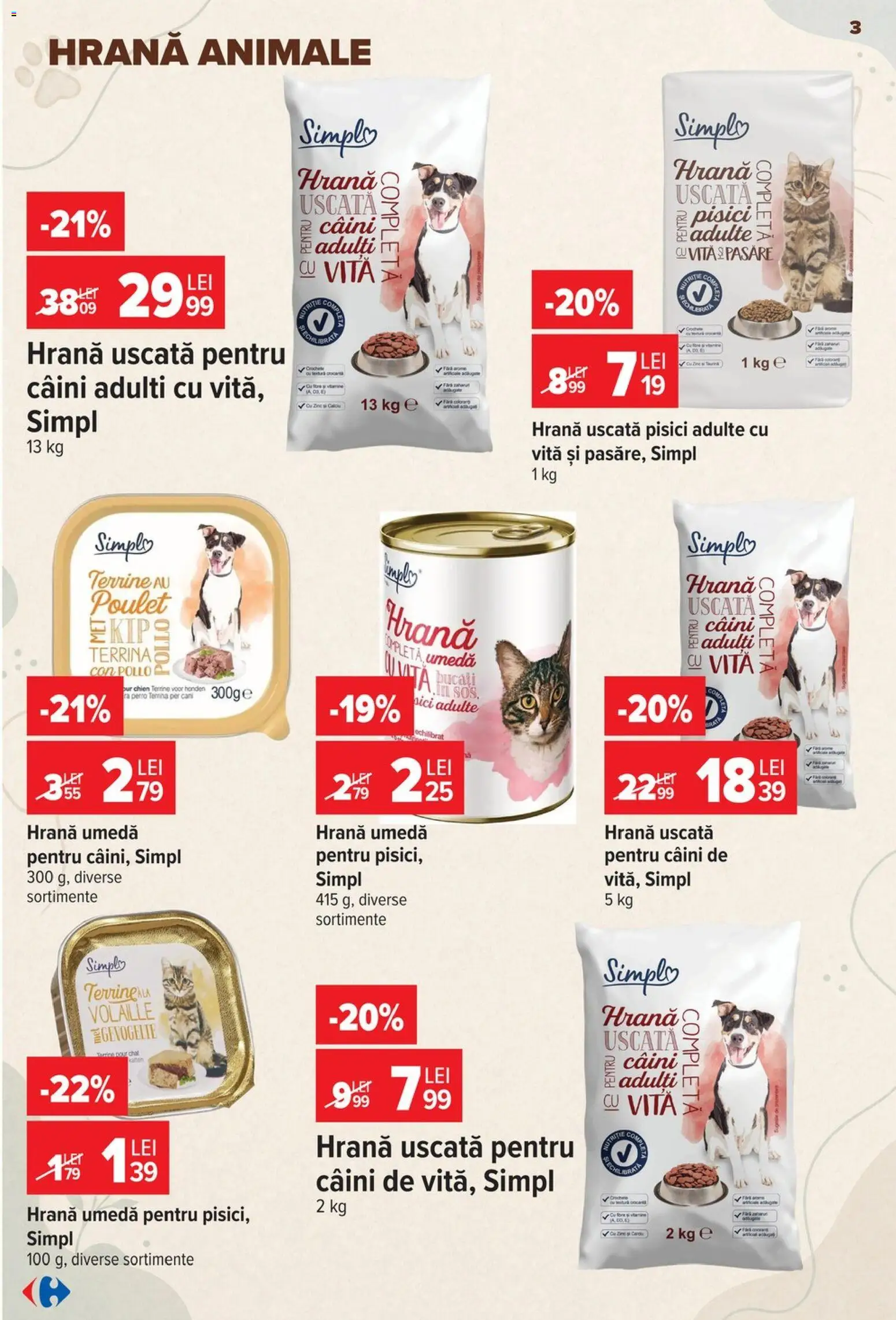 Previzualizarea de cataloage: Carrefour Carrefour Catalog Pet Shop valabil de la 23.09.2026