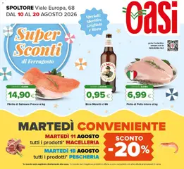 Anteprima dell'opuscolo Oasi volantino Spoltore dal negozio Oasi valido da 10/08/2026