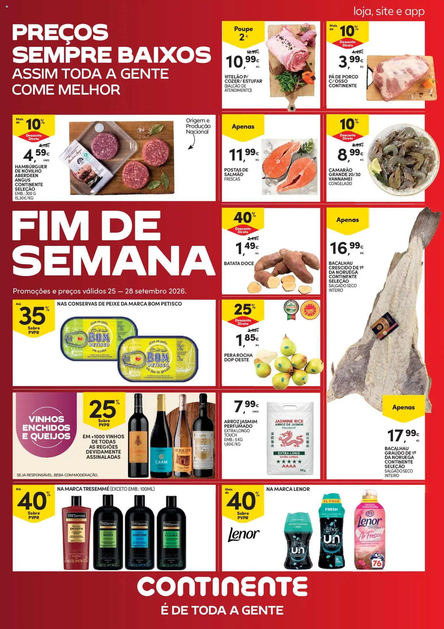 Pré-visualização do folheto da loja Continente válida a partir de 25/09/2026