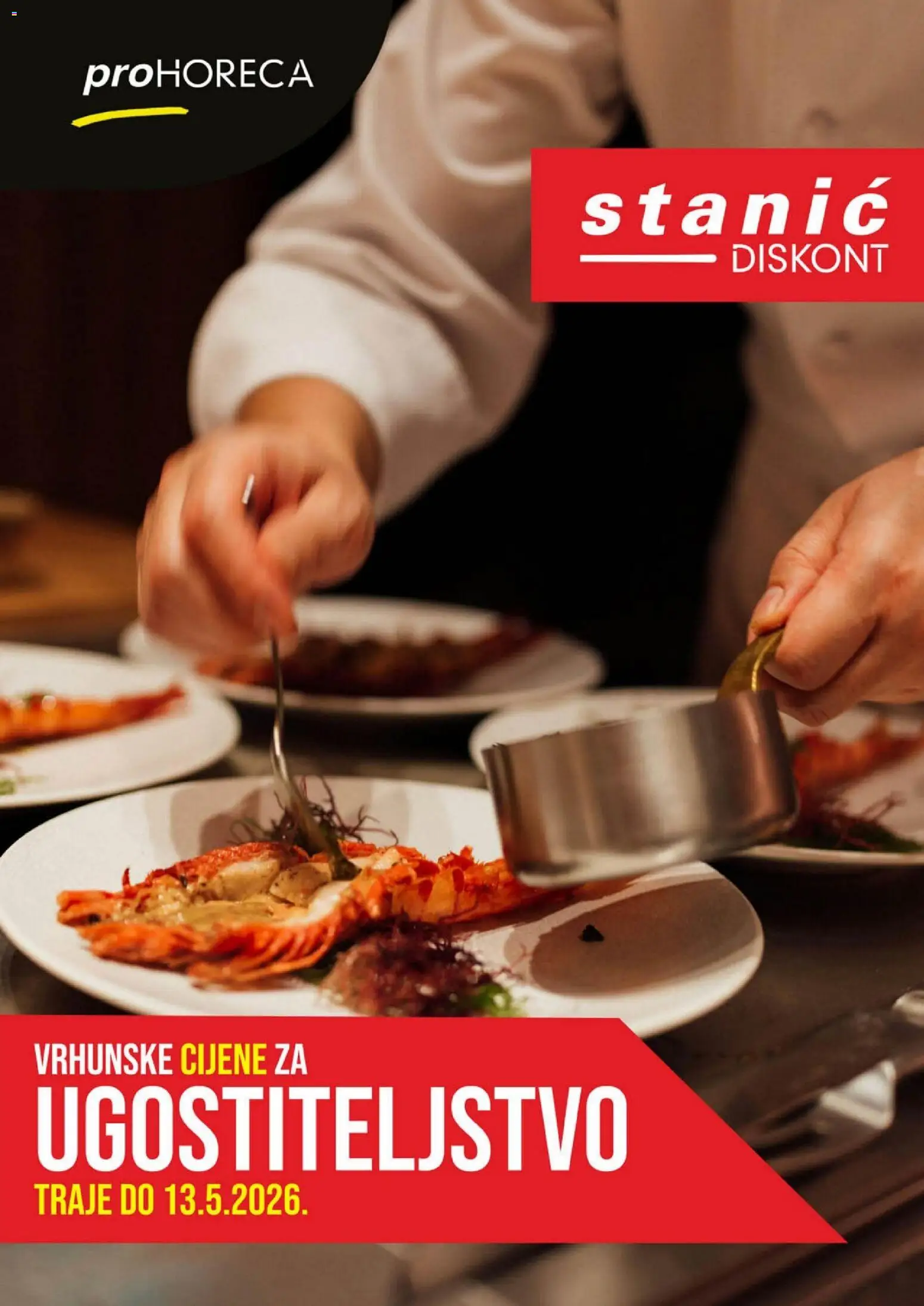 Pregled letka Stanić Discont proHoReCa trgovine Stanić Diskont vrijedi od 07.05.2026