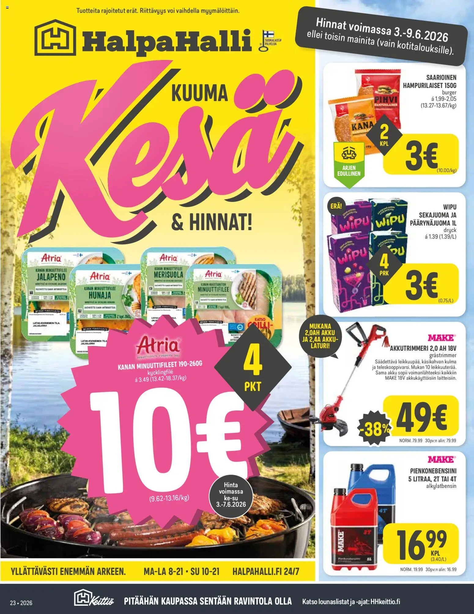 Kaupan Halpa Halli Halpa Halli tarjoukset esikatselu, voimassa 03/06/2026