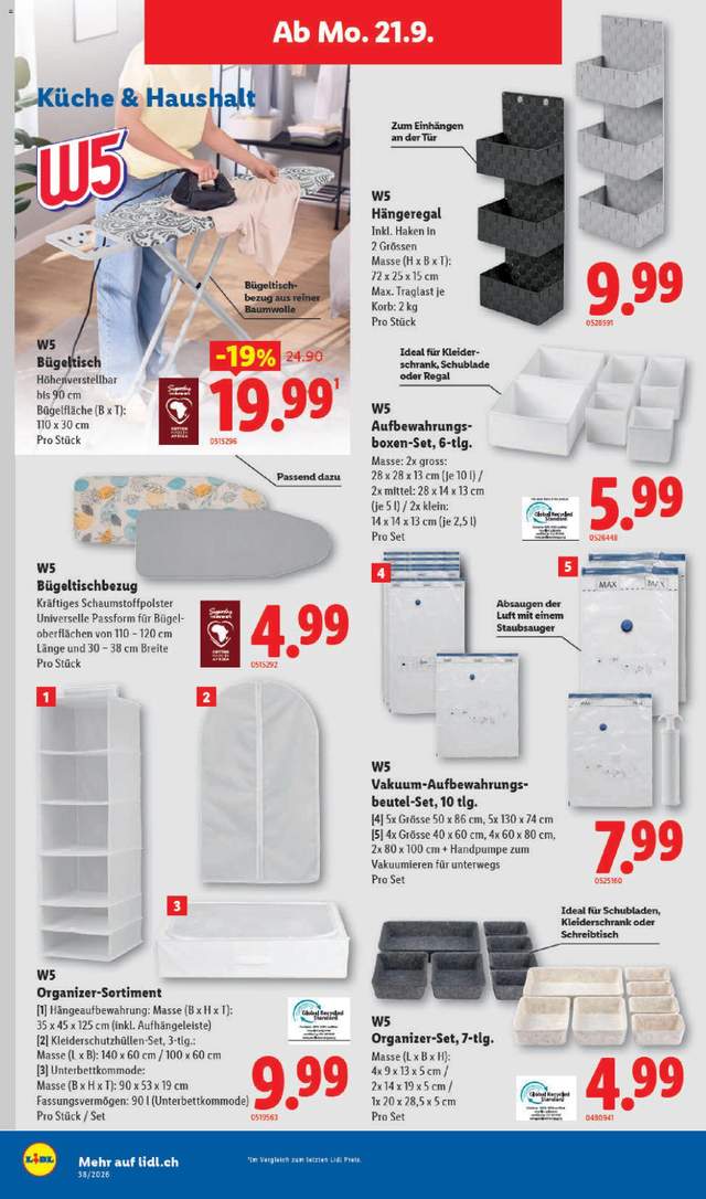Neue Lidl Aktionen ab 17.09.