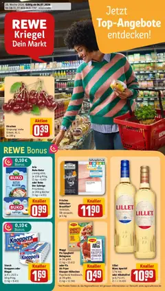 Vorschau von dem Prospekt des Geschäftes Rewe, gültig ab dem 06.07.2026