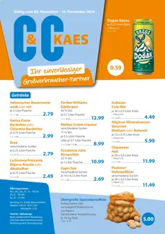 Vorschau von dem Prospekt des Geschäftes C&C, gültig ab dem 02.11.2026
