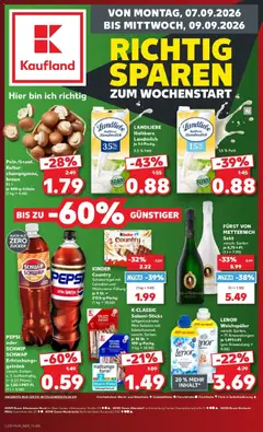 Vorschau von dem Prospekt des Geschäftes Kaufland, gültig ab dem 07.09.2026