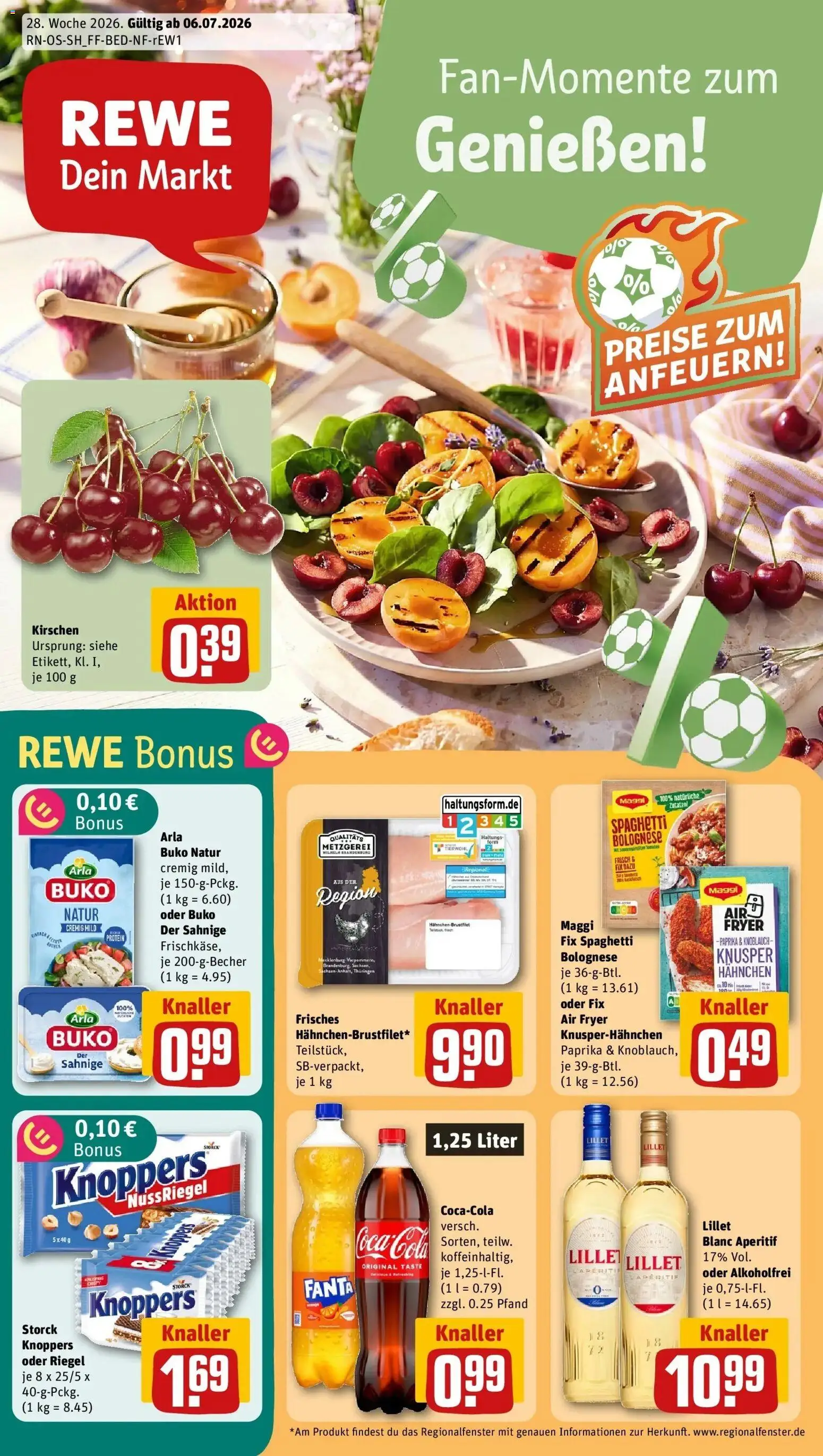 Vorschau von dem Prospekt des Geschäftes Rewe, gültig ab dem 05.07.2026