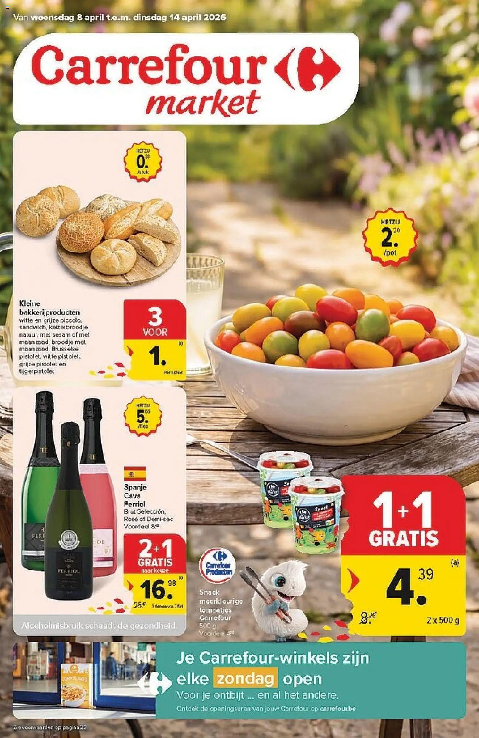 Voorbeeld van Carrefour market Folder week 15 van winkel Carrefour market geldig vanaf 08/04/2026