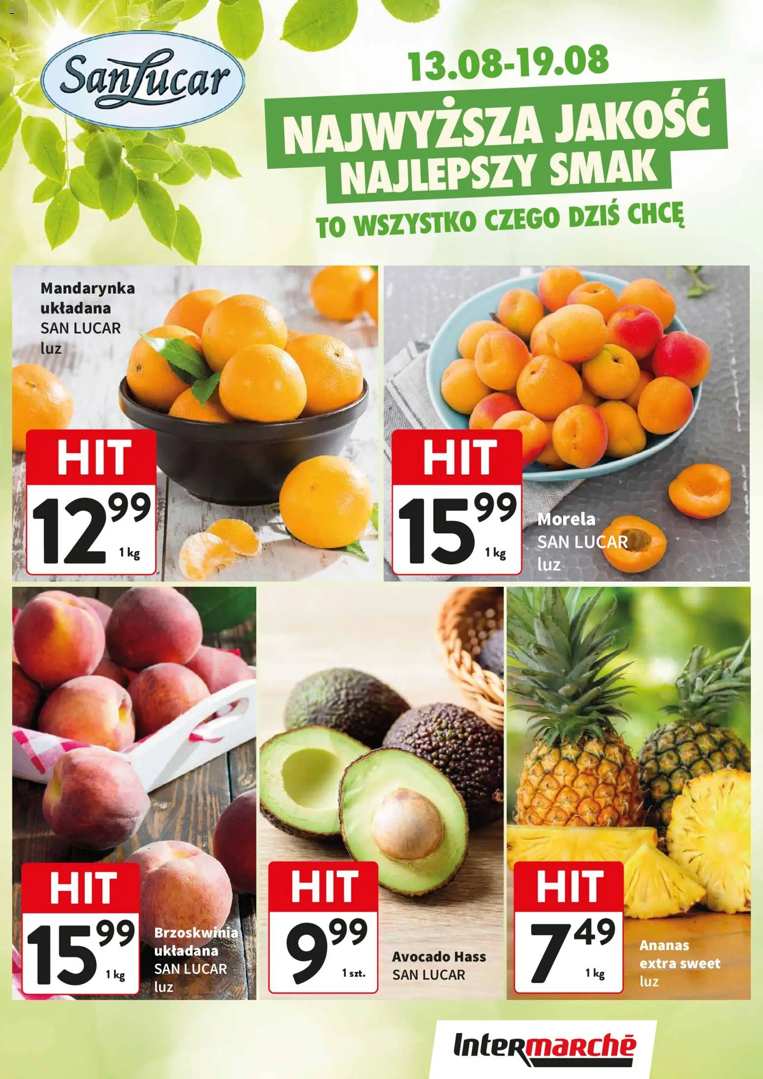 Pogląd gazetki "Intermarche gazetka - Świeży Hit" ze sklepu Intermarche ważnej od 13.08.2026