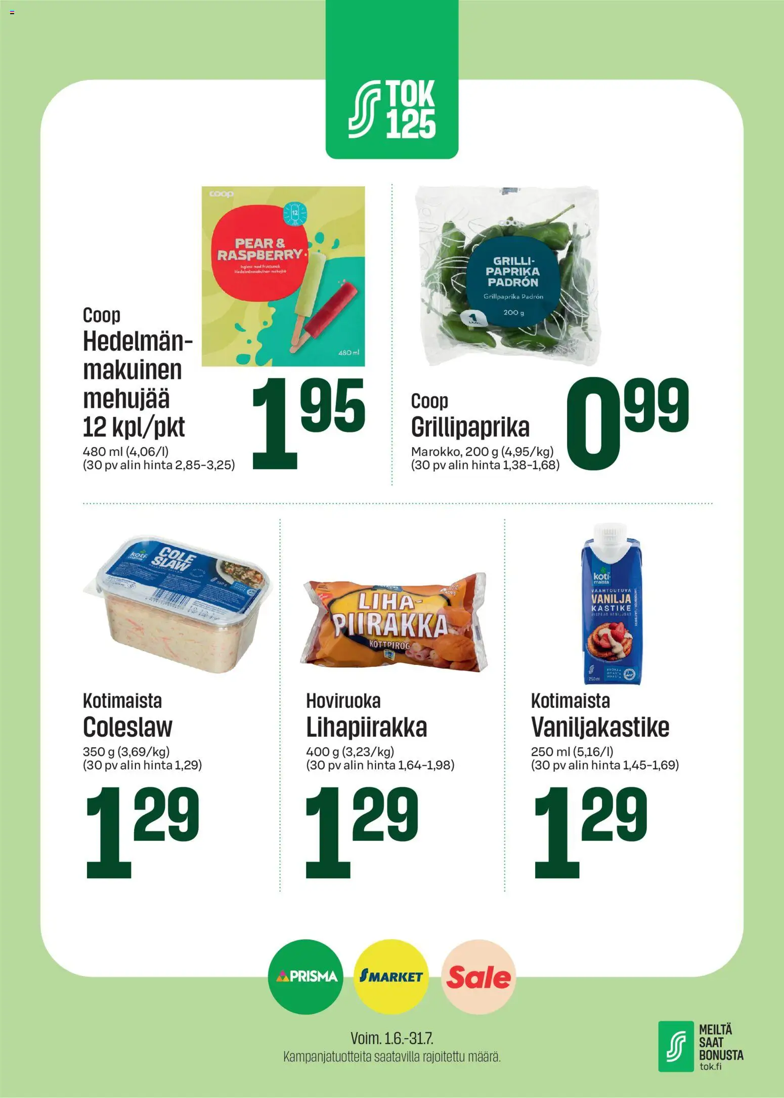 Kaupan Sale Sale tarjoukset - Kesätuotteet 1 esikatselu, voimassa 01/06/2026