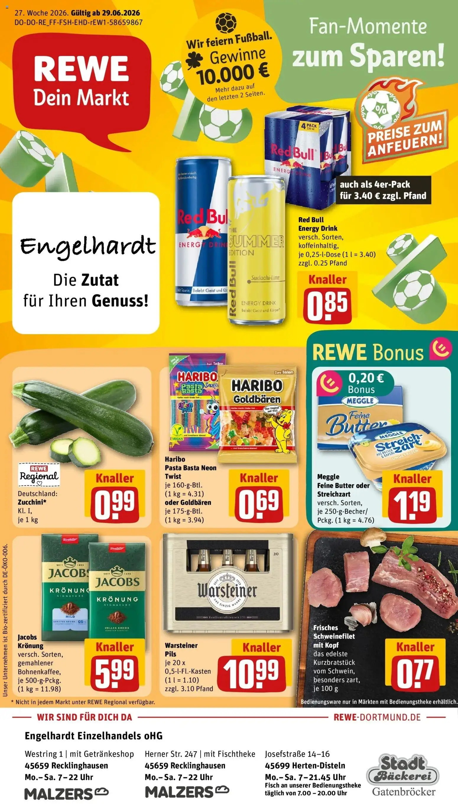 Vorschau von dem Prospekt des Geschäftes Rewe, gültig ab dem 29.06.2026