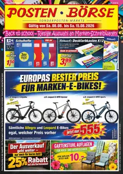 Vorschau von dem Prospekt des Geschäftes Posten Börse, gültig ab dem 08.08.2026