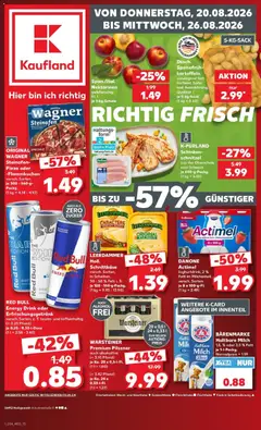 Vorschau von dem Prospekt des Geschäftes Kaufland, gültig ab dem 20.08.2026