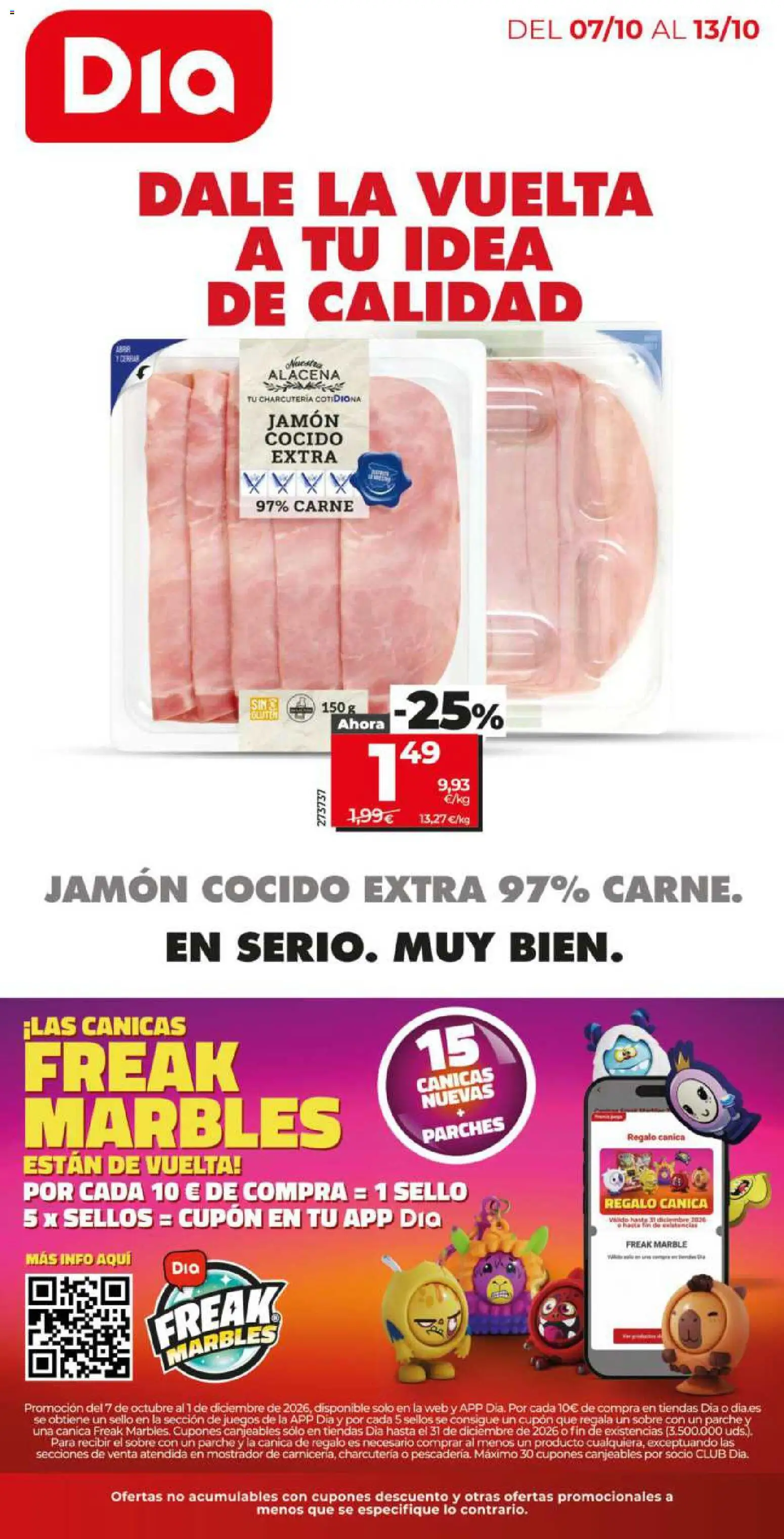 Vista previa del folleto de la tienda Dia válido desde el 07/10/2026 