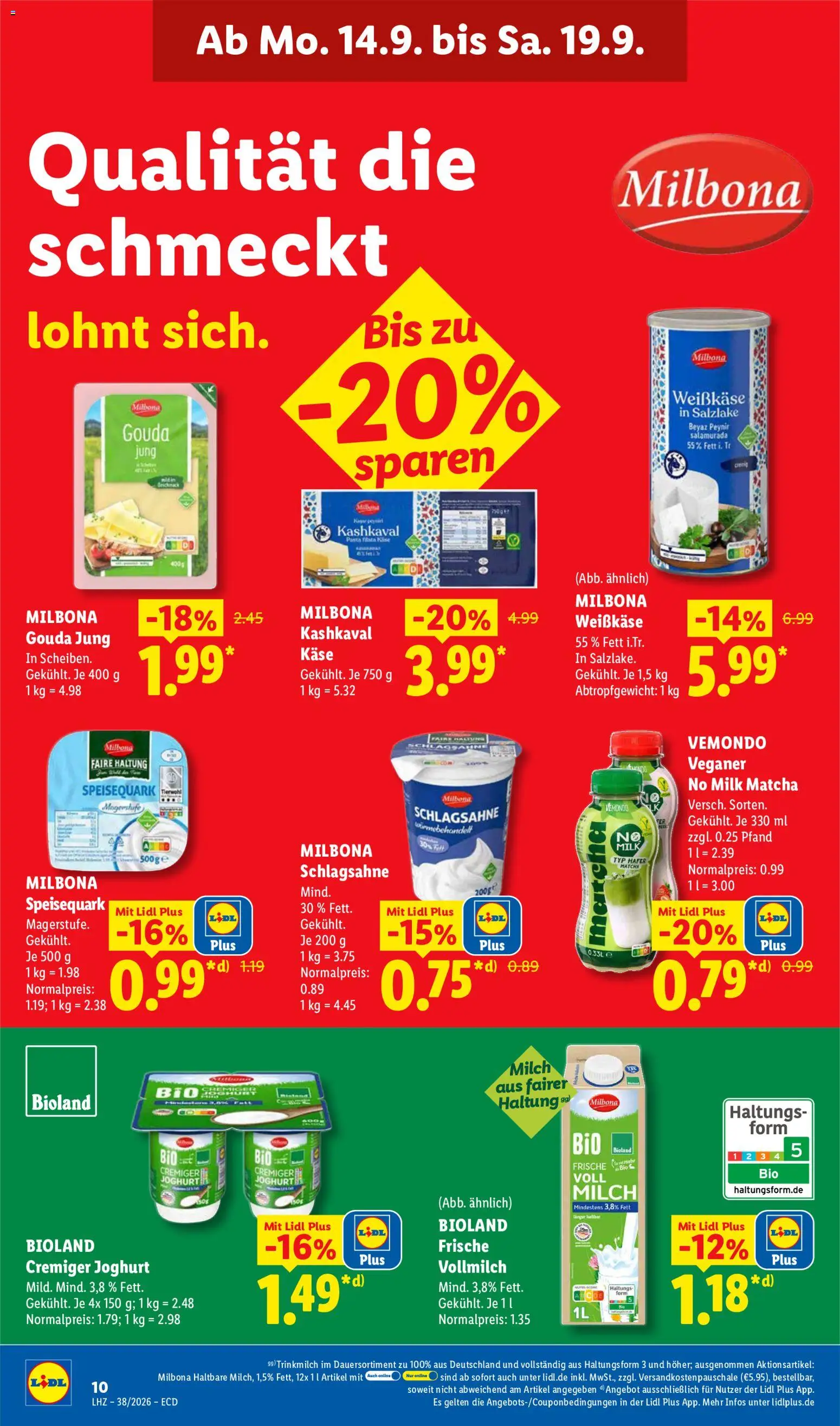 Vorschau von dem Prospekt des Geschäftes Lidl, gültig ab dem 14.09.2026 - Beistelltisch, Kissen