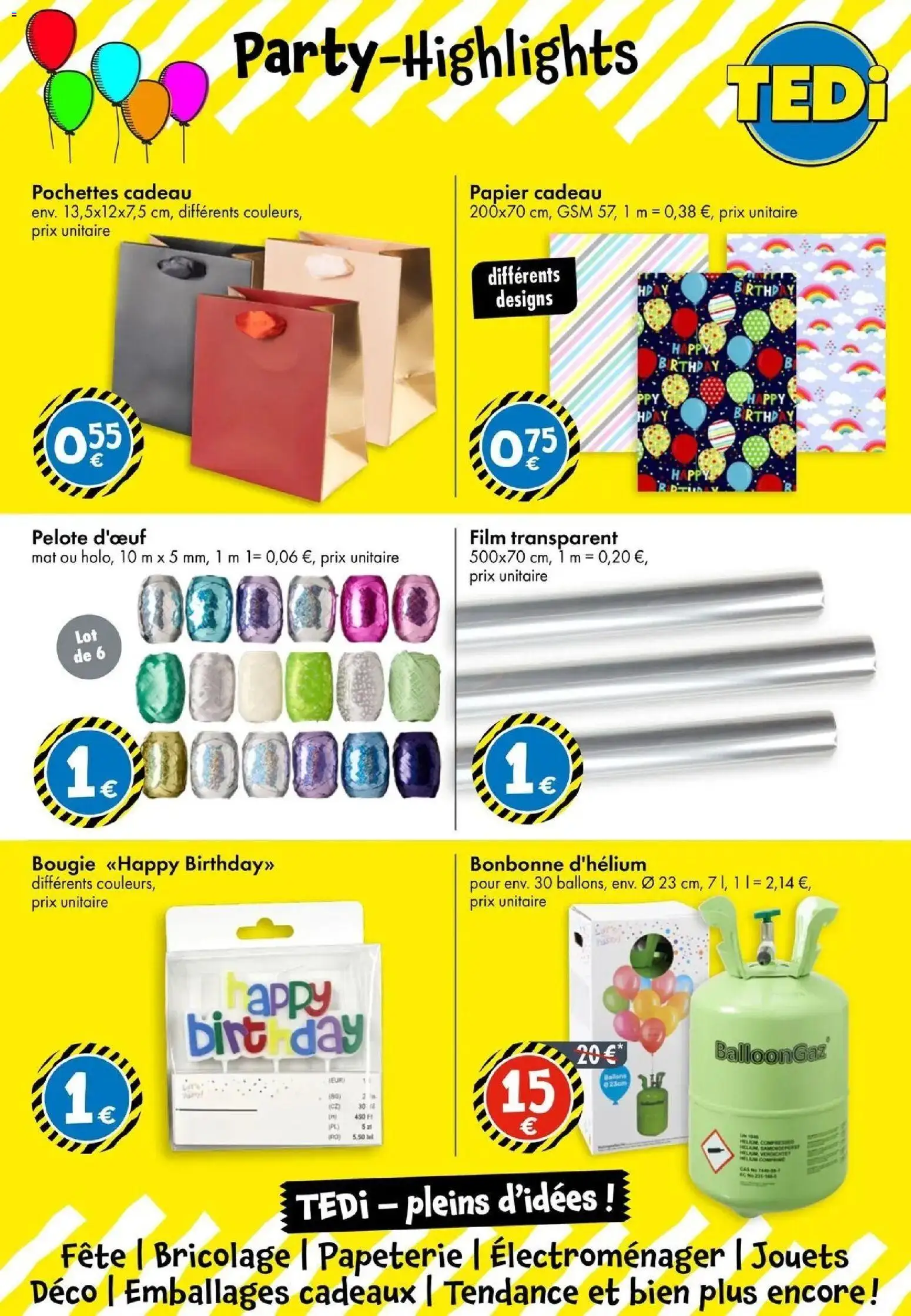 Prévisualisation de TEDi catalogue Pusey du magasin TEDi formulaire valide 21/10/2026 - Bricolage, Jouets, Papier cadeau