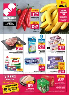 Predogled kataloga iz trgovine Mercator veljaven od 27.08.2026