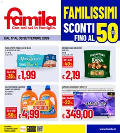 Anteprima dell'opuscolo Famila volantino dal negozio Famila valido da 17/09/2026