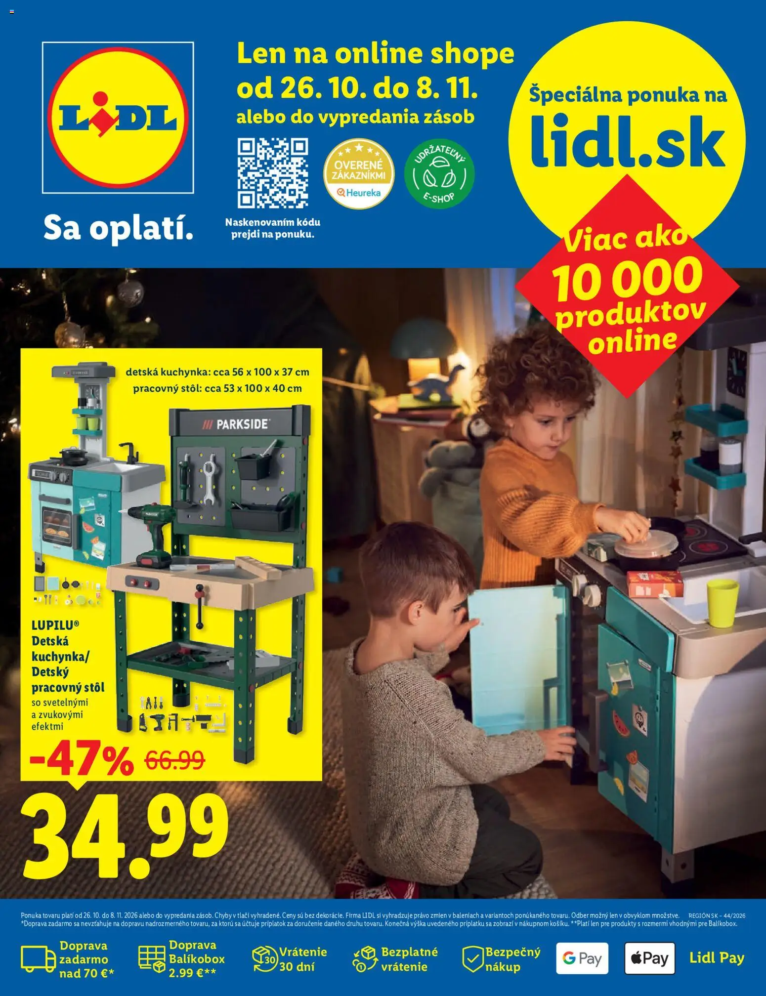 Nový LIDL leták od pondelka 26.10.2026 > Lidl online magazín online