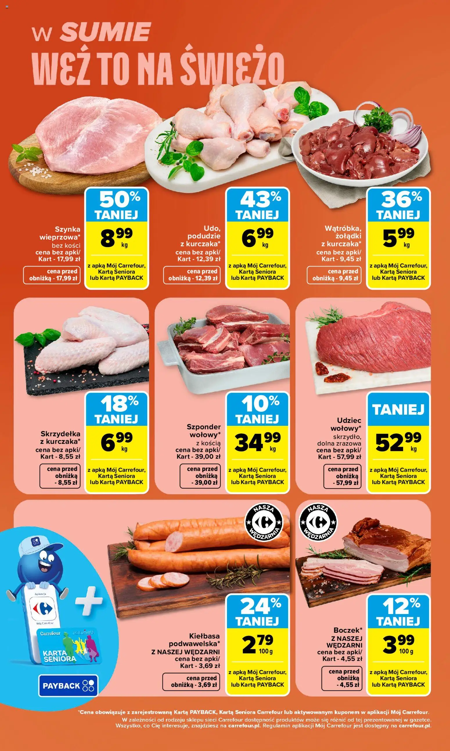 Pogląd gazetki "Carrefour gazetka - Weź to na świeżo" ze sklepu Carrefour ważnej od 28.09.2026