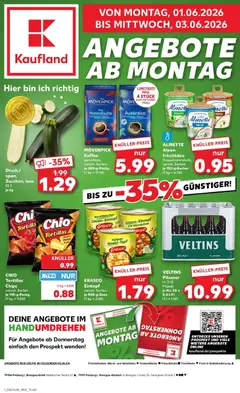 Vorschau von dem Prospekt des Geschäftes Kaufland, gültig ab dem 01.06.2026