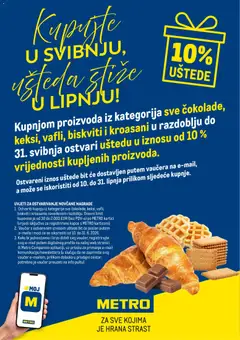 Pregled letka Metro - Kupi i uštedi trgovine Metro vrijedi od 10.05.2026