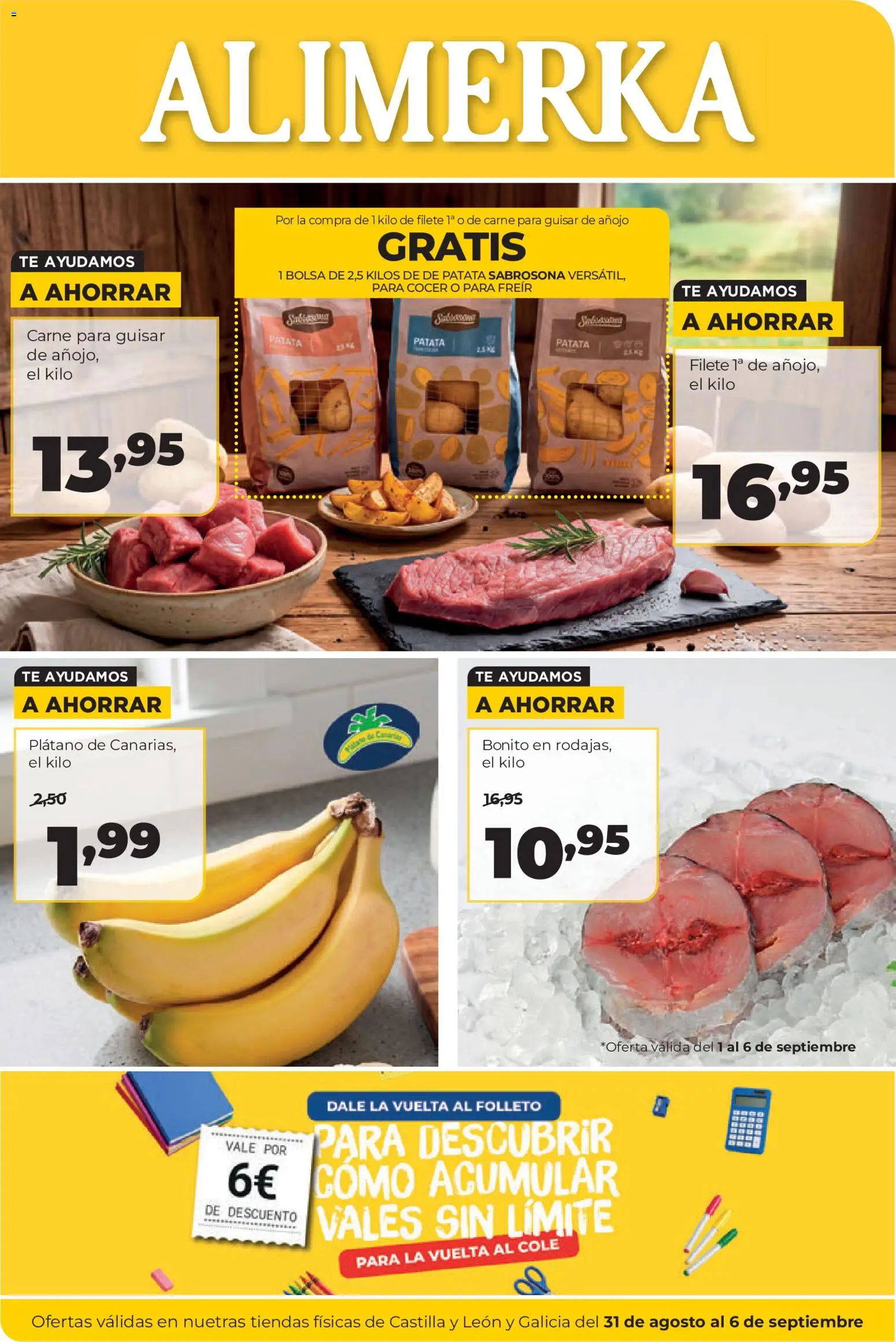 Vista previa del folleto de la tienda Alimerka válido desde el 31/08/2026 