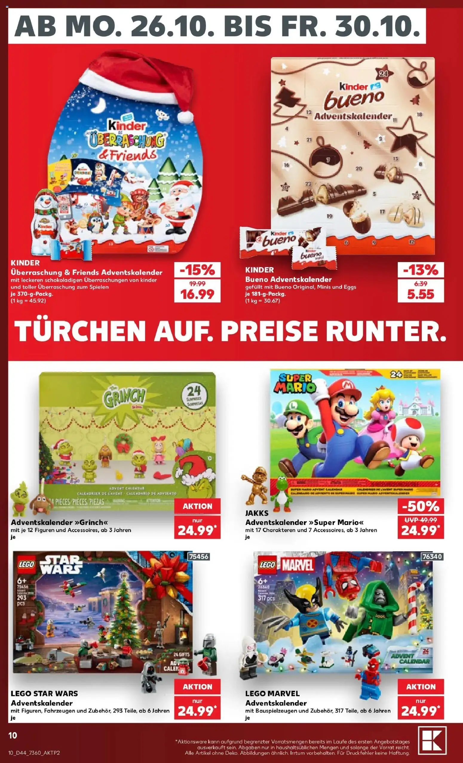 Vorschau von dem Prospekt des Geschäftes Kaufland, gültig ab dem 26.10.2026