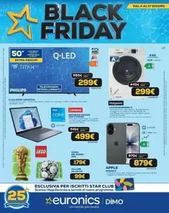 Anteprima dell'opuscolo Black Friday Estate dal negozio Euronics valido da 04/06/2026