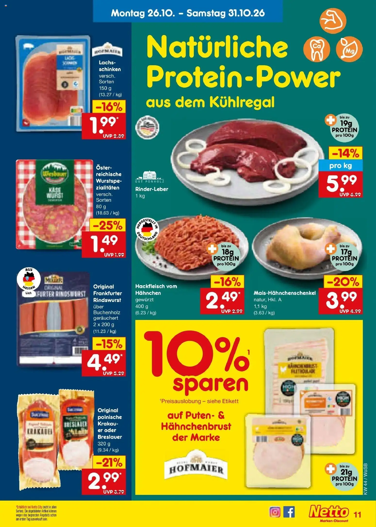 Vorschau von dem Prospekt des Geschäftes Netto Marken-Discount, gültig ab dem 26.10.2026