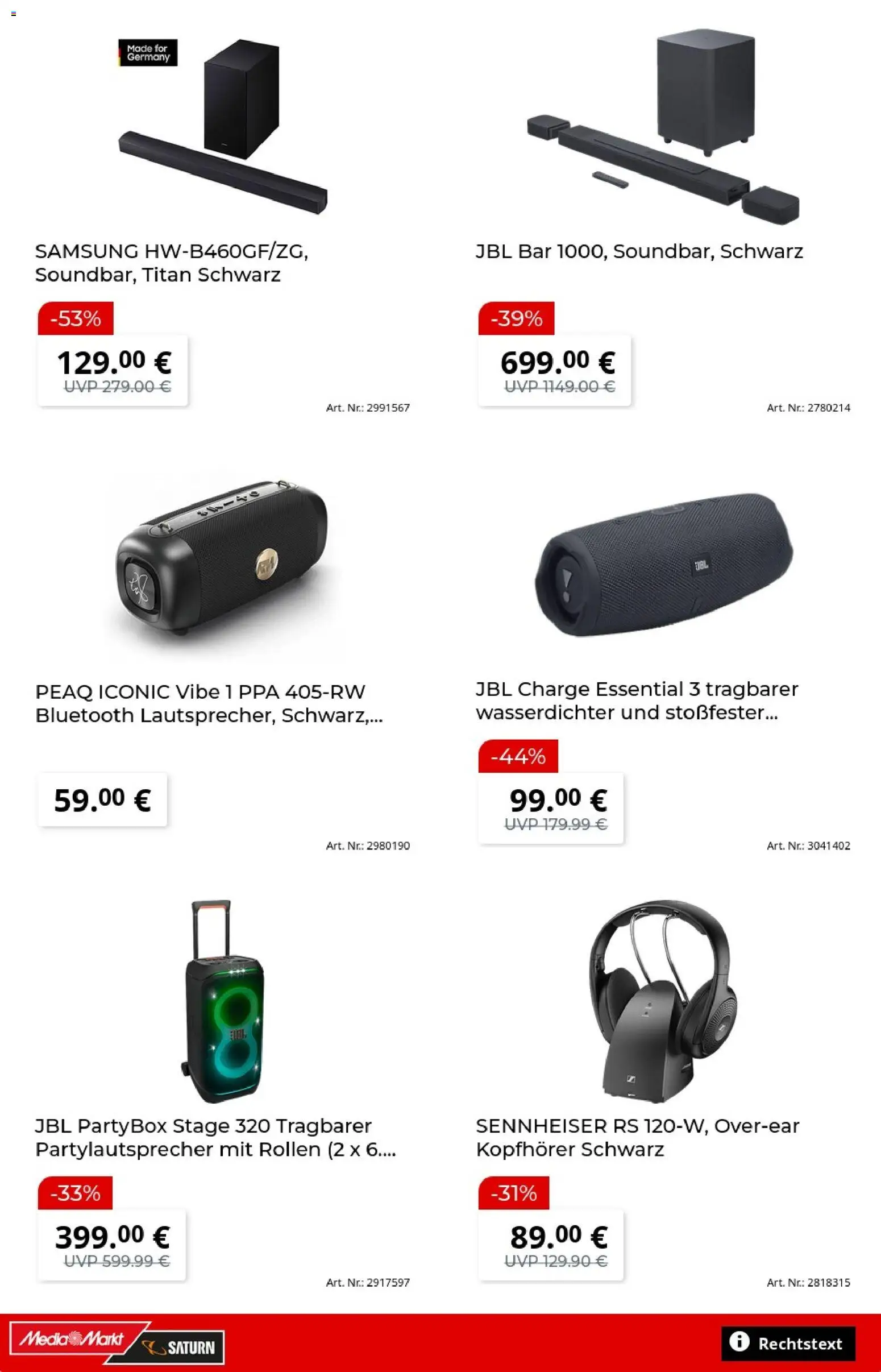 Vorschau von dem Prospekt des Geschäftes Media Markt, gültig ab dem 27.10.2026 - Samsung, Kopfhörer